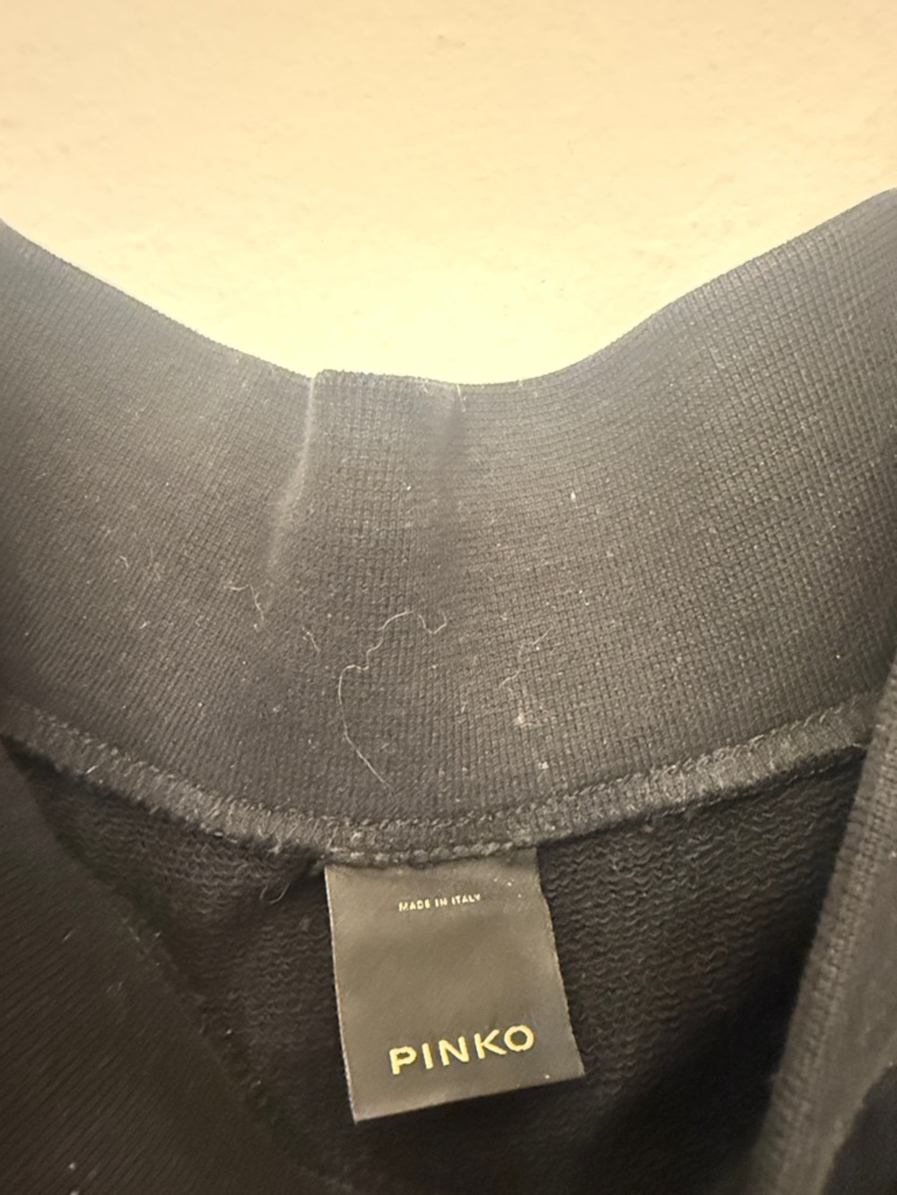 Pinko Black Off-Shoulder Ruffle Dress - Picture 4 of 5